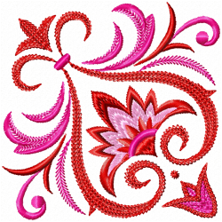 Flowers And Tree Embroidery Design 7 Flowers And Tree Embroidery Design 7